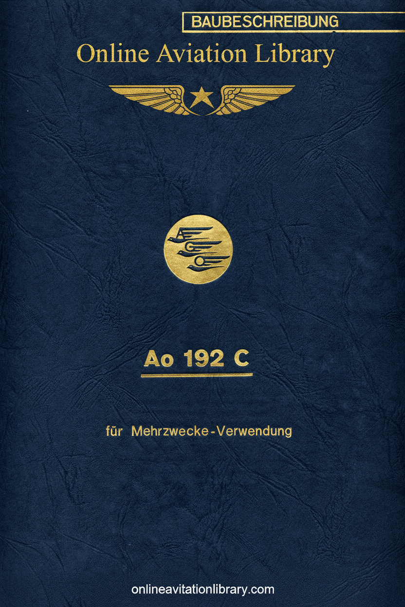 AGO Ao 192 C Baubeschreibung Cover