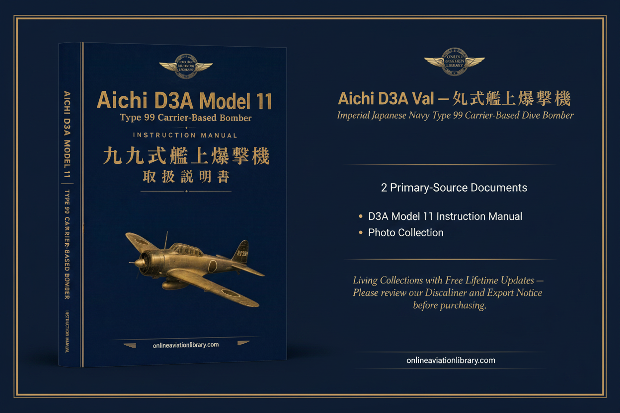 Aichi D3A Val — Double-Spread Banner