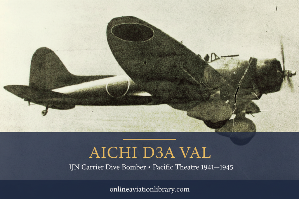 Aichi D3A Val Sepia Overhead Banner