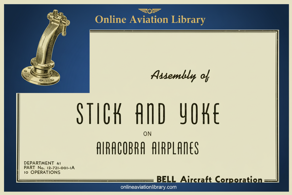 Airacobra Stick and Yoke Manual Cover