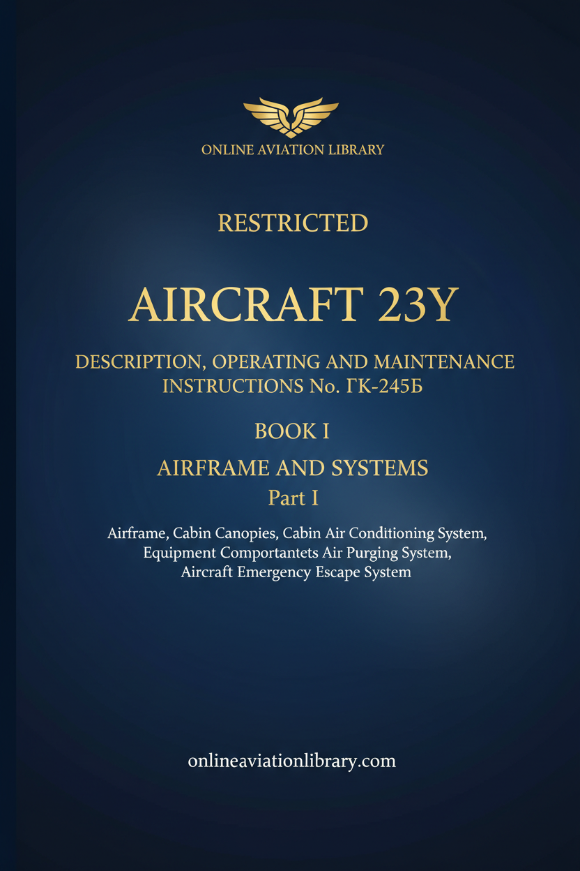 Aircraft 23Y Standard Cover Page