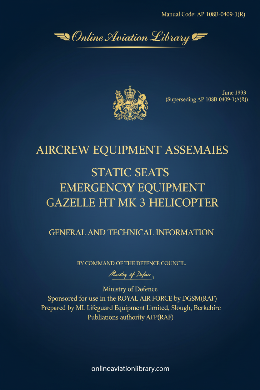 Aircrew Equipment Assemblies Cover Page