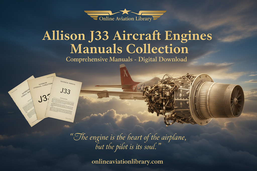Allison J33 Aircraft Engines LB4 Banner 1