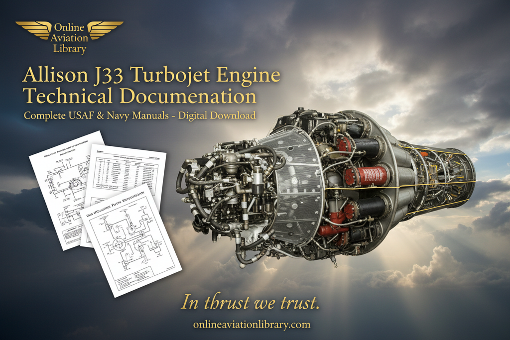 Allison J33 Aircraft Engines LB4 Banner 2