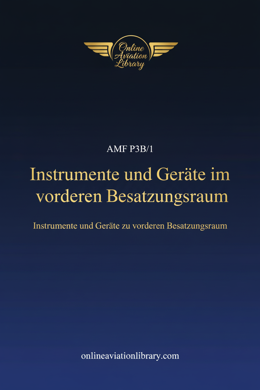 AMF P3B/1 Instrumente und Geräte Cover Page