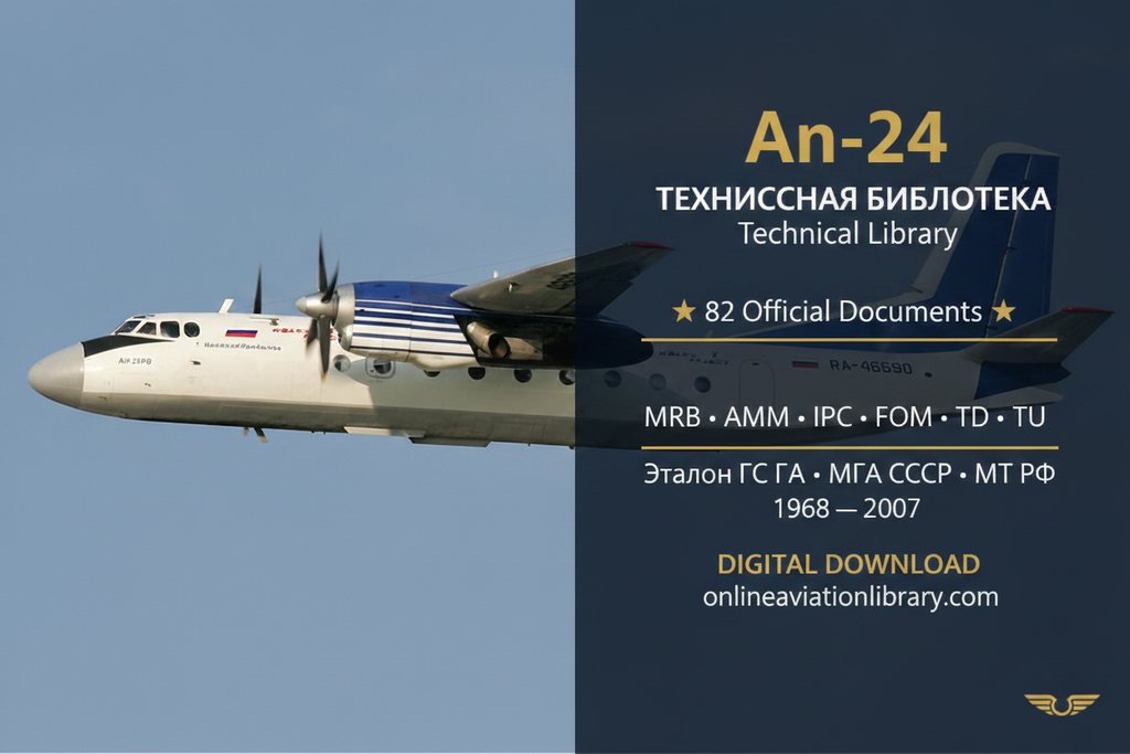 An-24 Technical Library Banner In-Flight