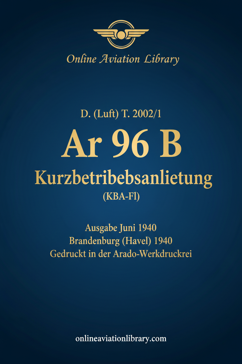 Ar 96 B Kurzbetriebsanleitung Standard Cover Page