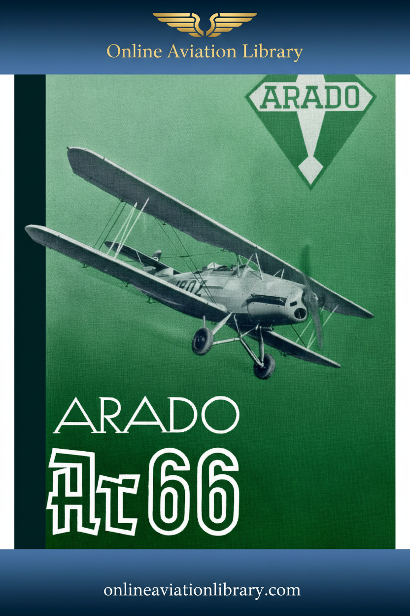 Arado Ar 66 Prospekt Standard Cover Page 2