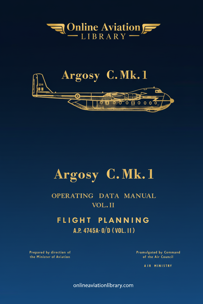 Argosy C.Mk.1 Standard Cover Page