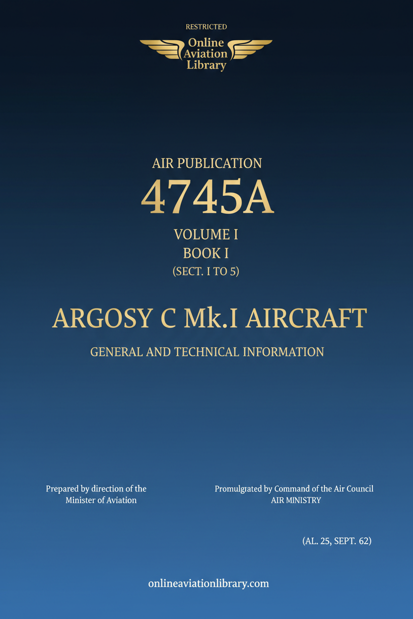 Argosy C Mk.I Aircraft Standard Cover Page