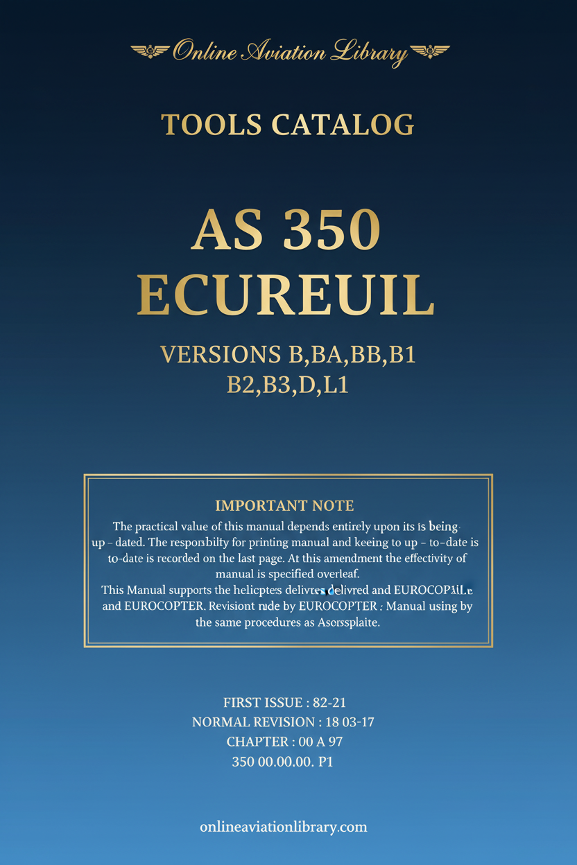 AS 350 Tools Catalog Cover Page