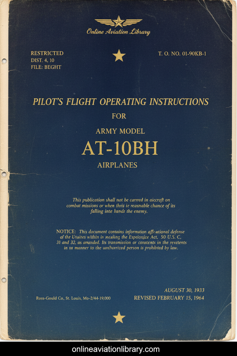 AT-10BH Manual Cover Page