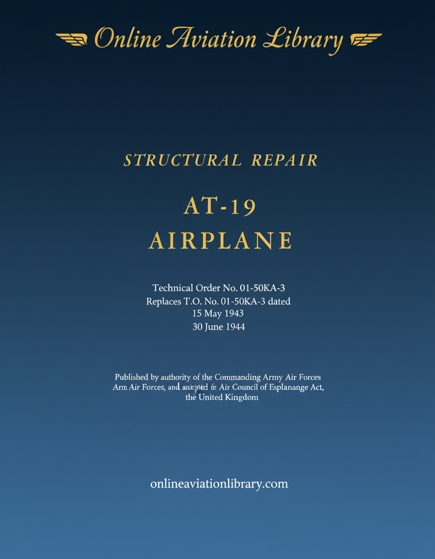 AT-19 Structural Repair Manual Cover