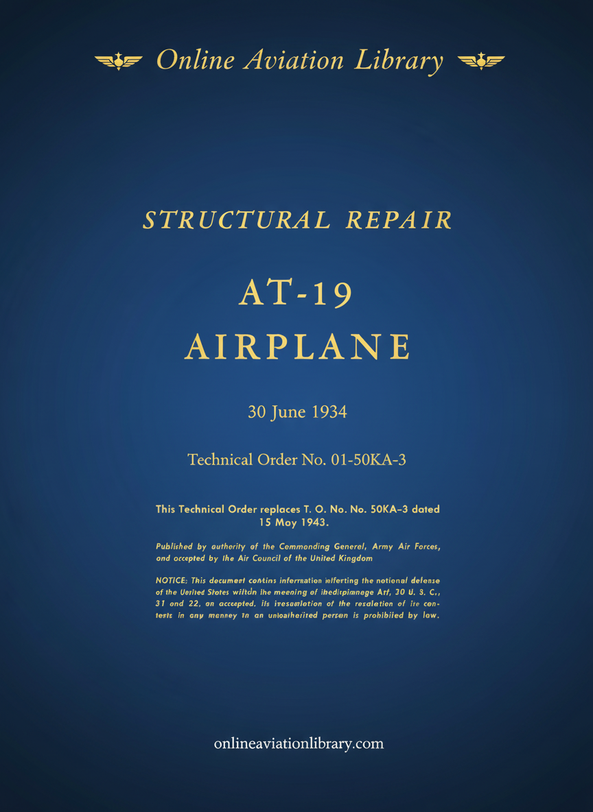 AT-19 Structural Repair Manual Cover