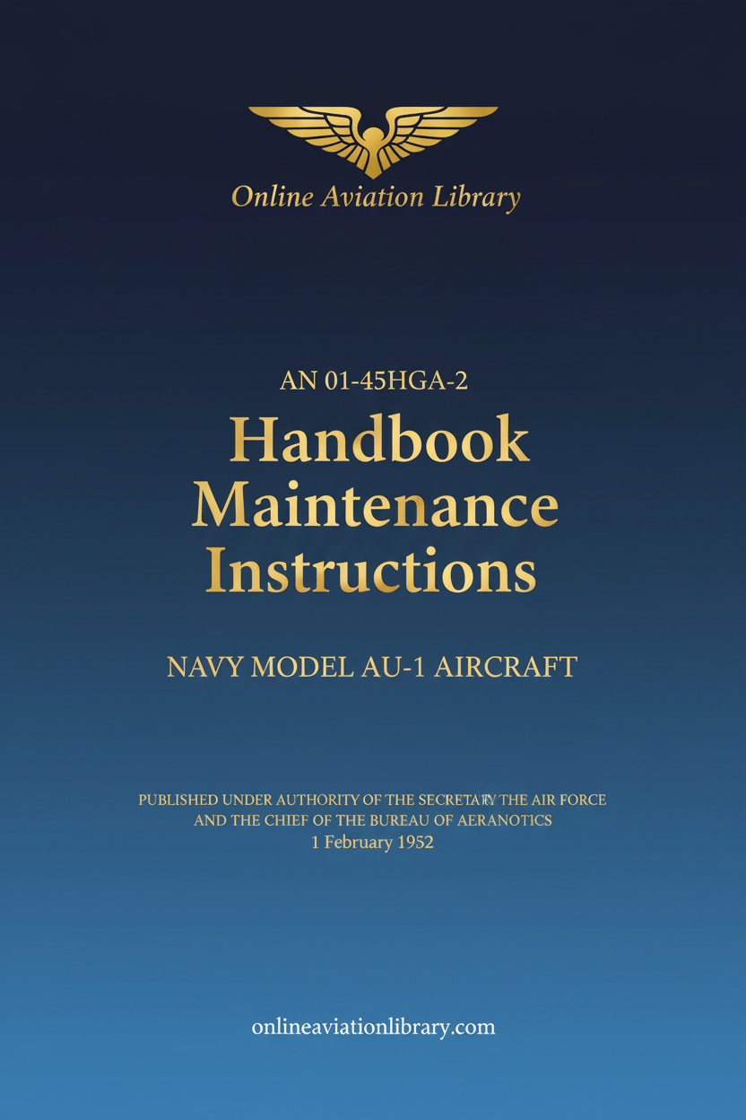 AU-1 Handbook Maintenance Instructions Cover