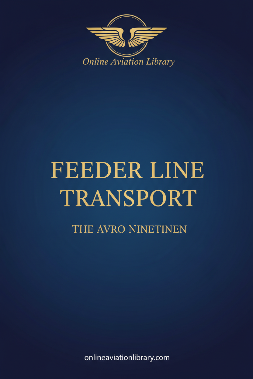 Avro Nineteen Standard Cover Page - Text Only