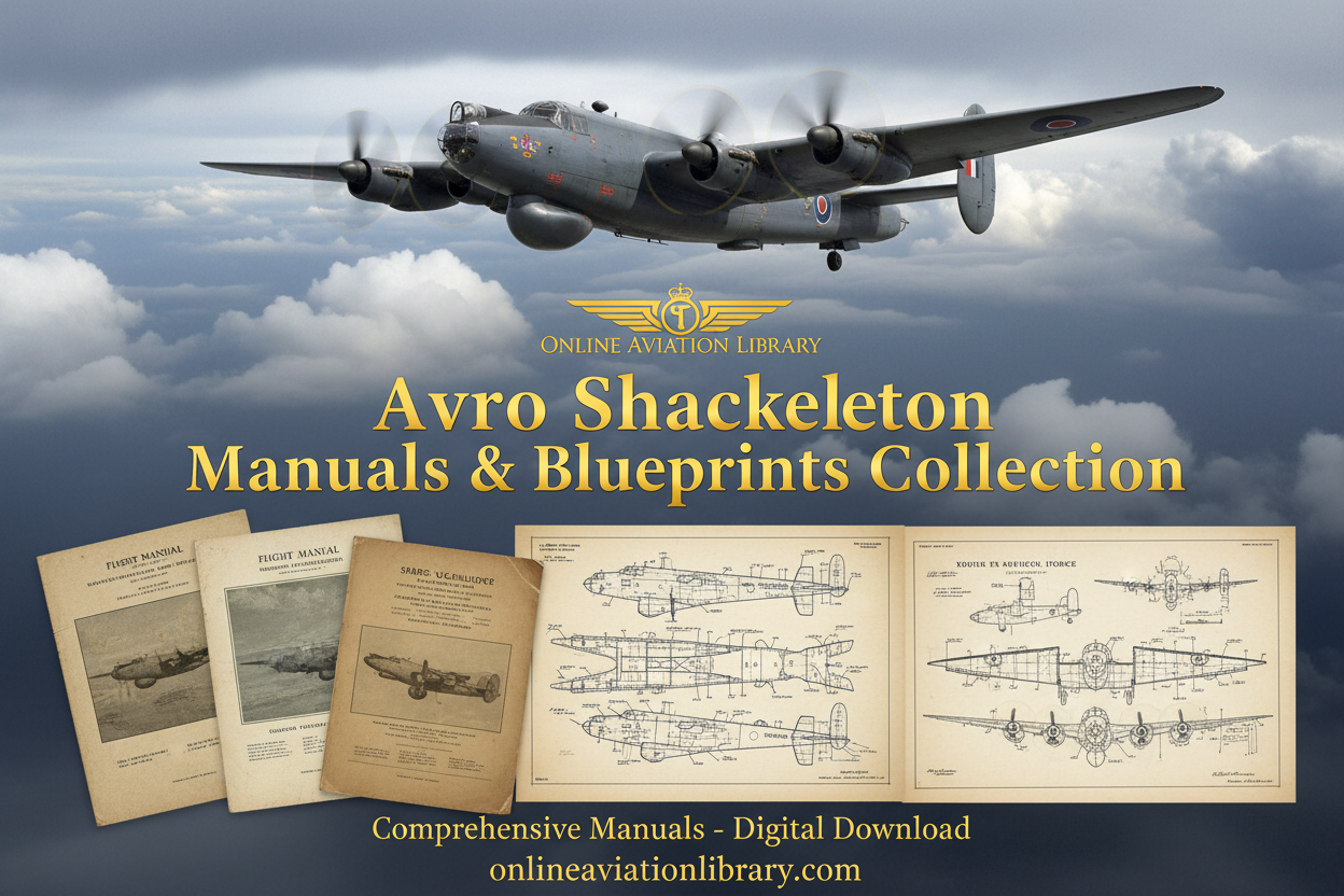 Avro Shackleton Manuals & Blueprints Collection LB4 Banner
