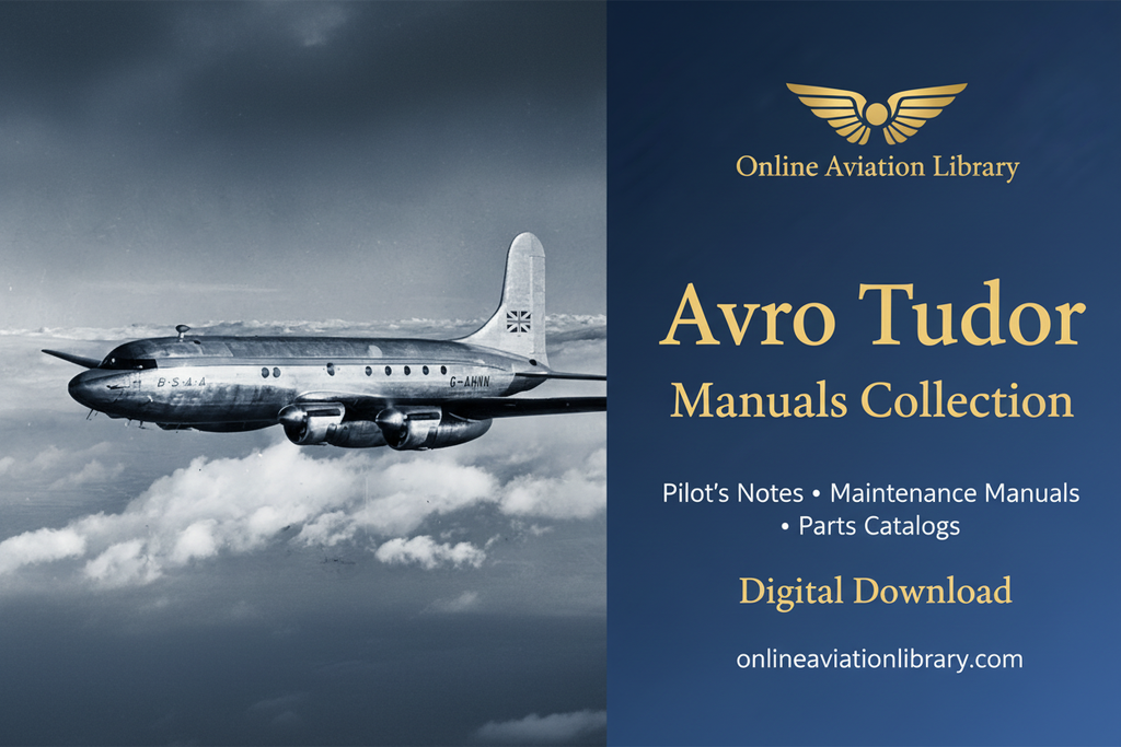 Avro Tudor Manuals Collection Promotional Banner