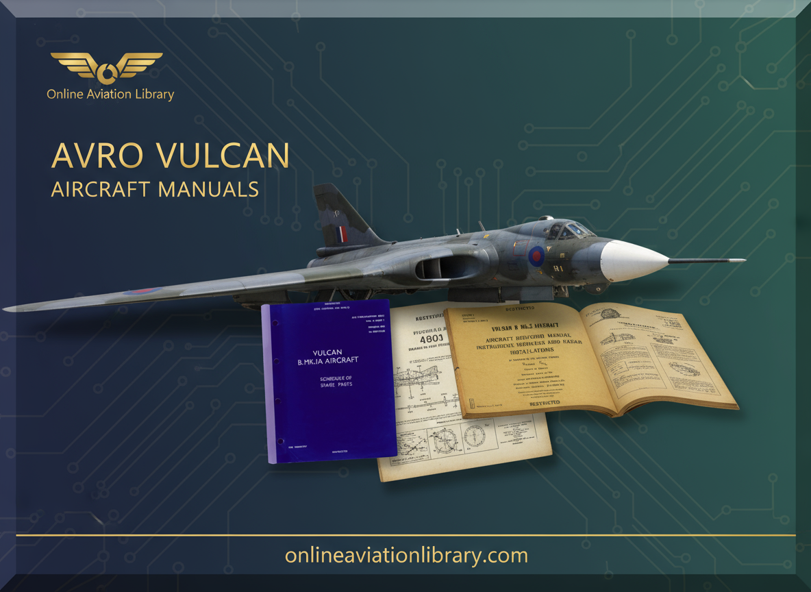 Avro Vulcan Aircraft Manuals Collection Banner