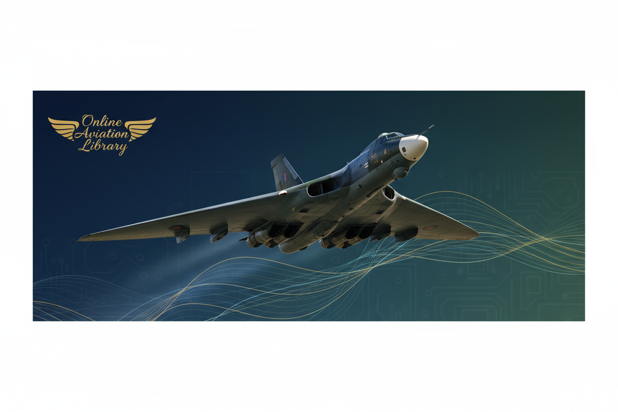 Avro Vulcan Banner with Logo Only