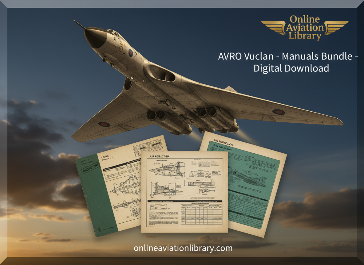 AVRO Vulcan Manuals Bundle Banner