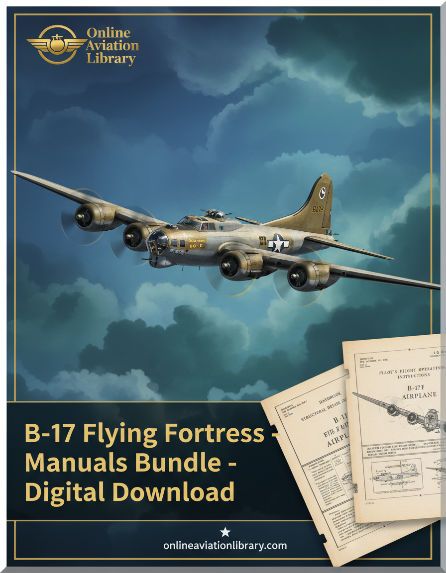 B-17 Flying Fortress Manuals Bundle Banner