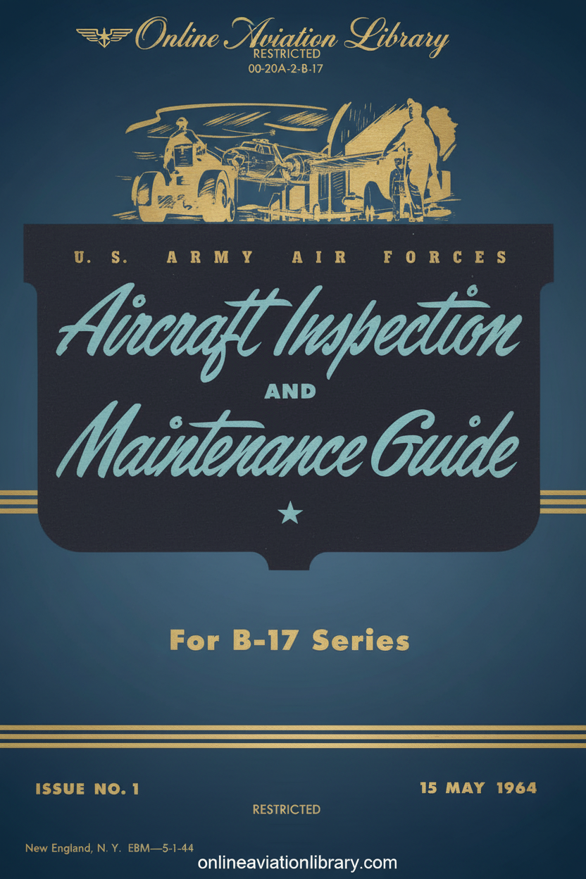 B-17 Series Aircraft Inspection and Maintenance Guide Cover Page