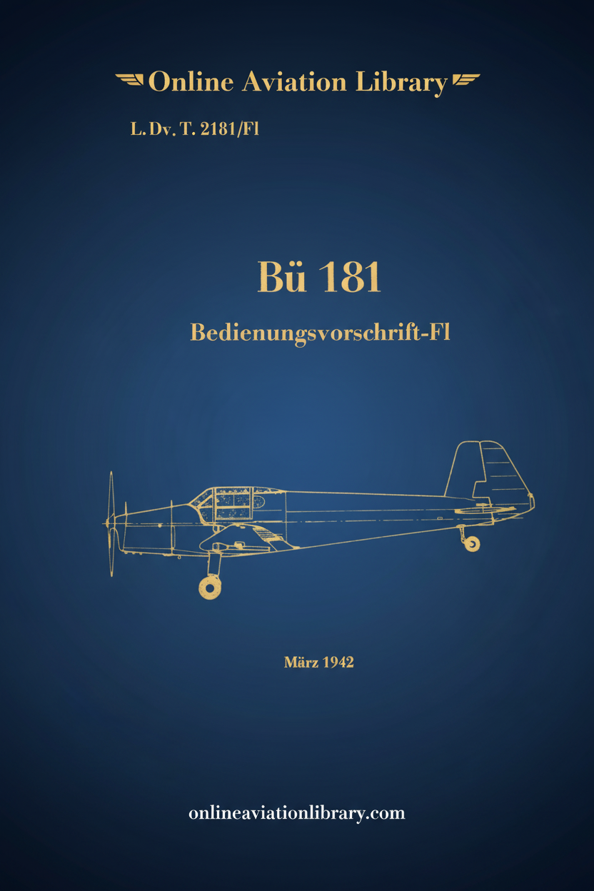 Bü 181 Manual Cover Page