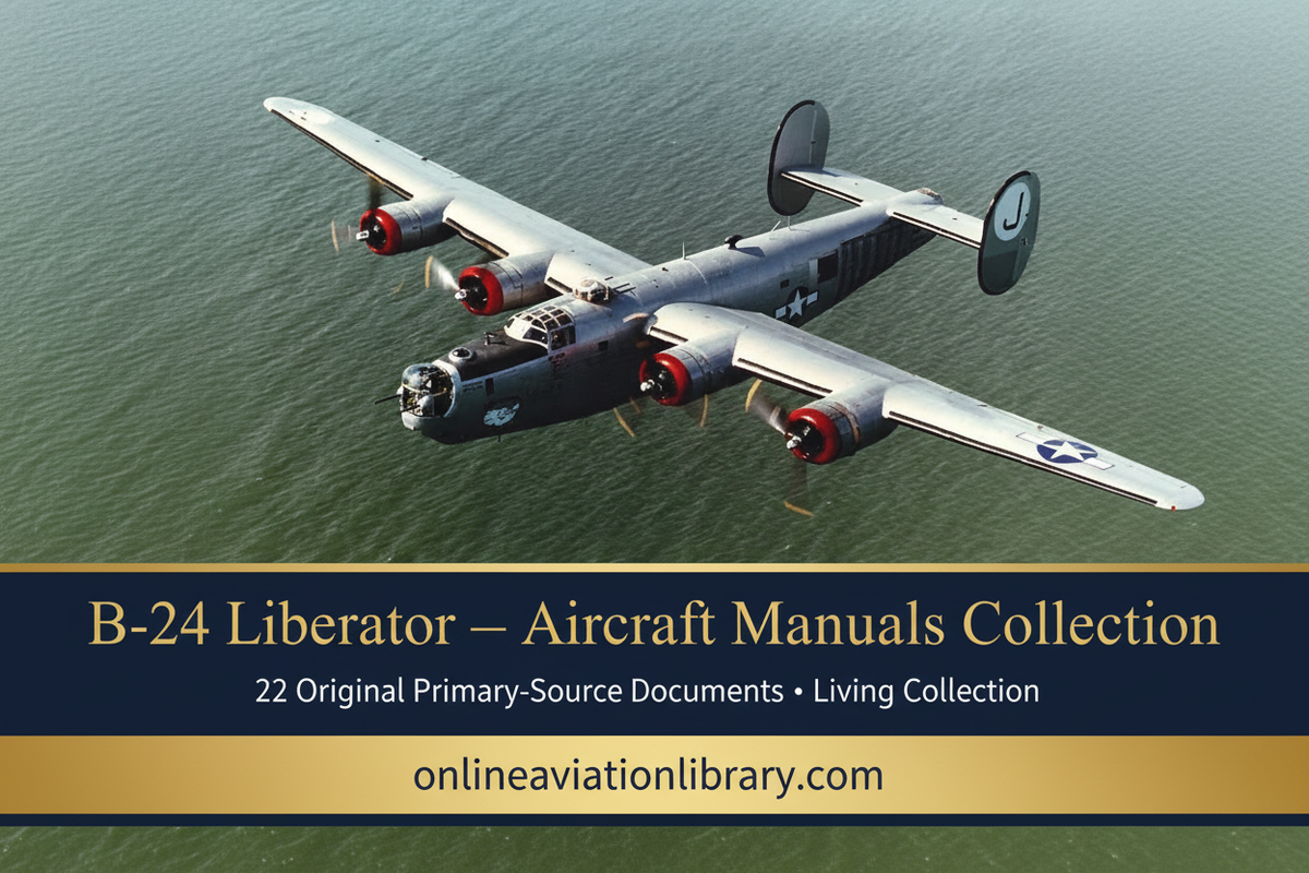 B-24 Liberator Banner — Silver over Water
