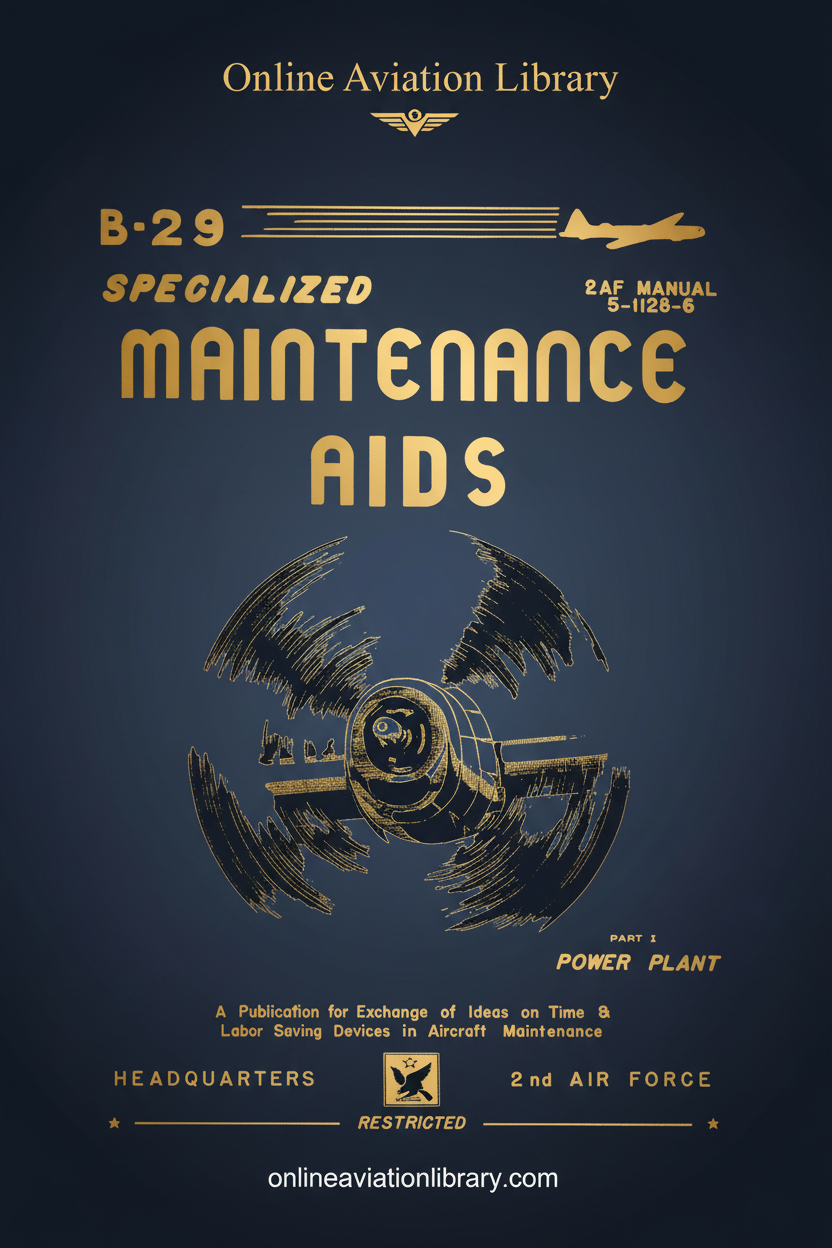 B-29 Specialized Maintenance Aids Cover Page - Redesigned