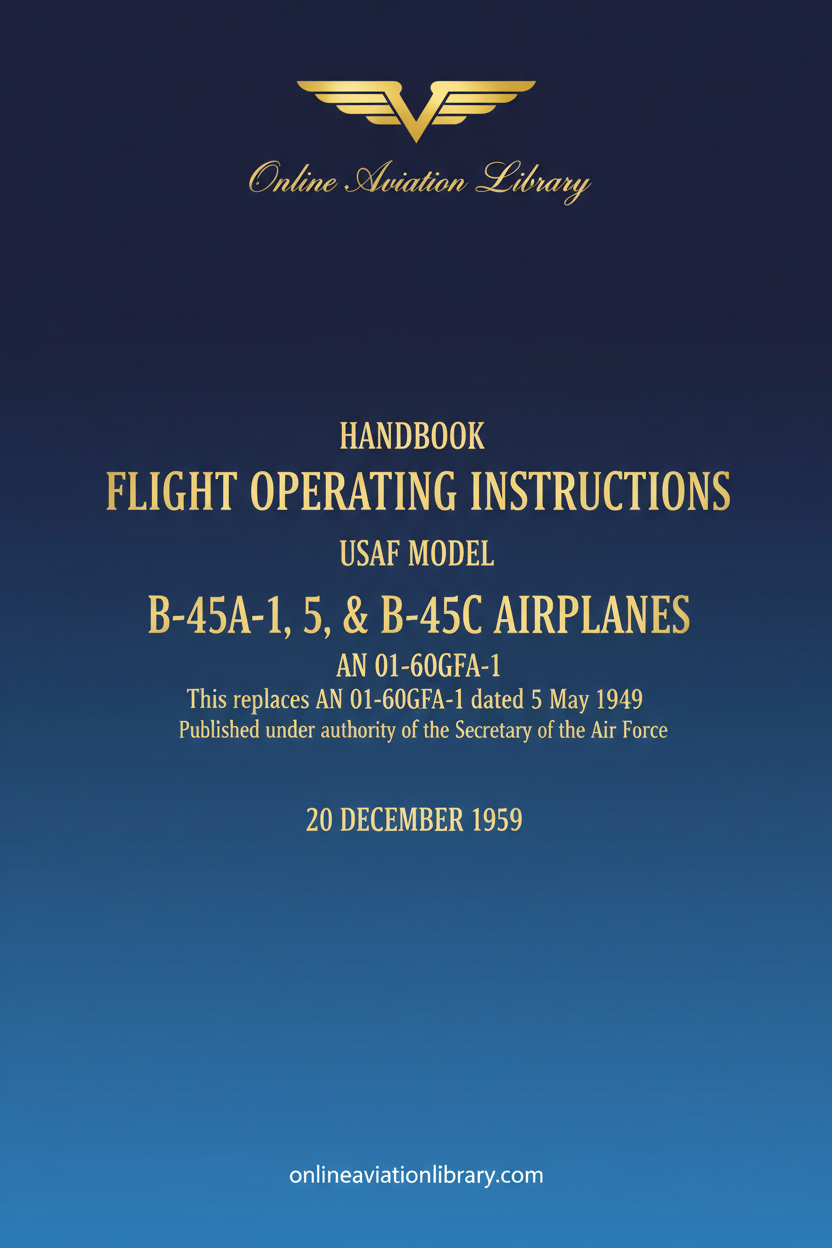 B-45A Standard Cover Page