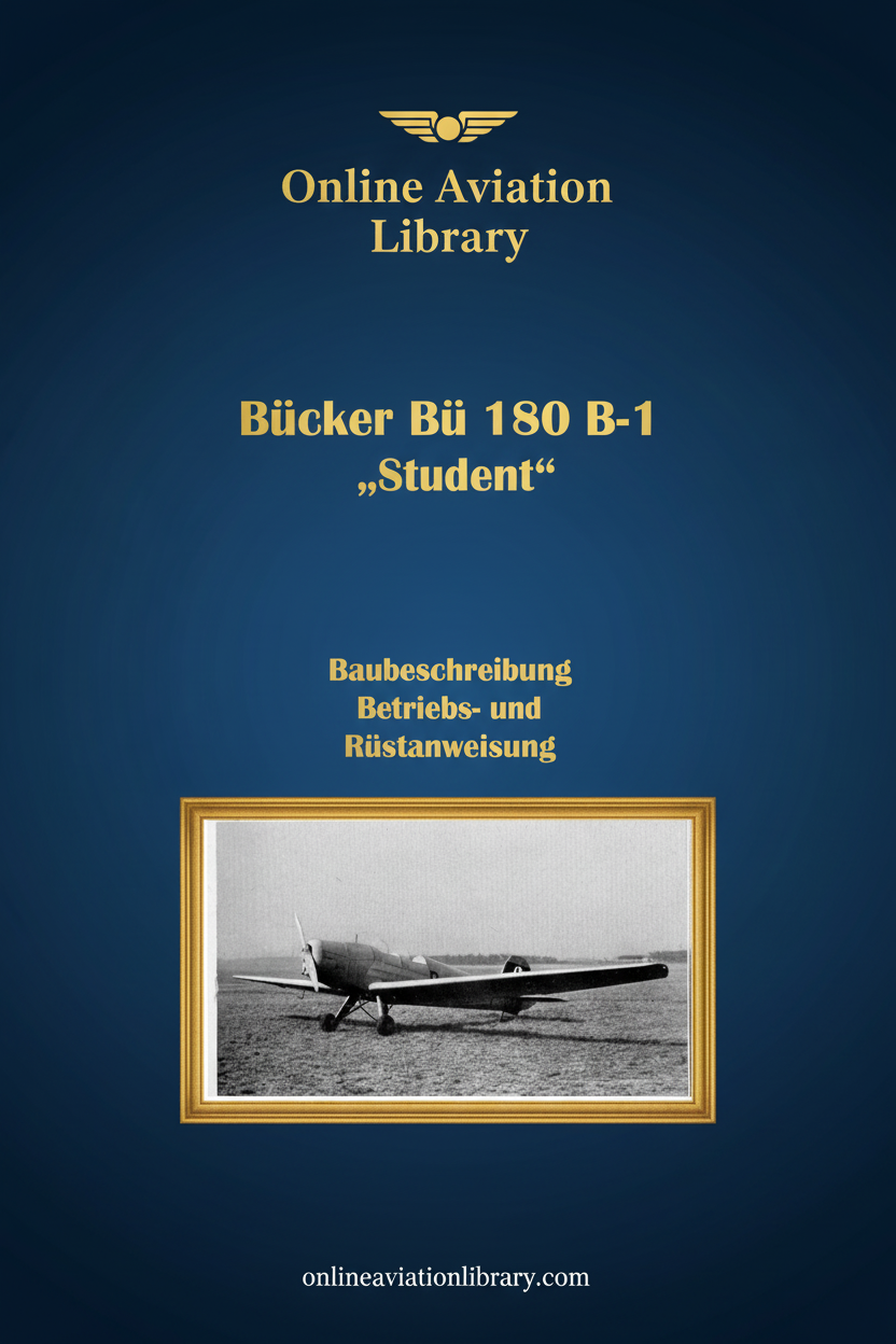Bücker Bü 180 B-1 Student Cover Page