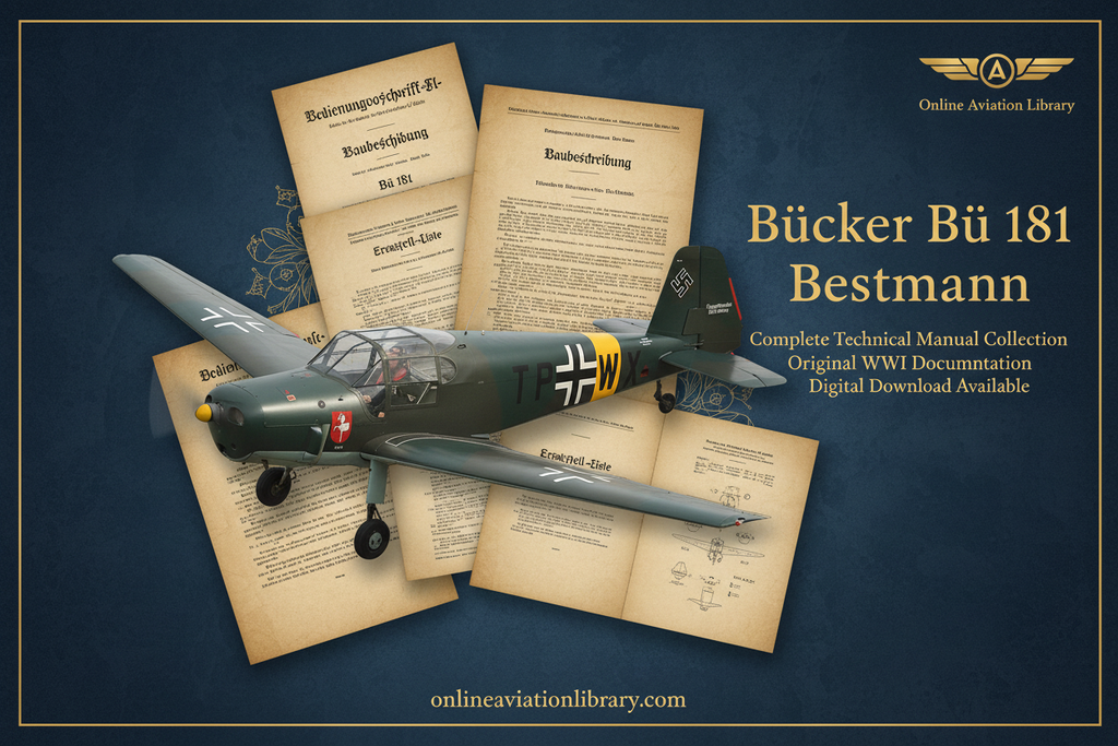 Bücker Bü 181 Bestmann Promotional Banner