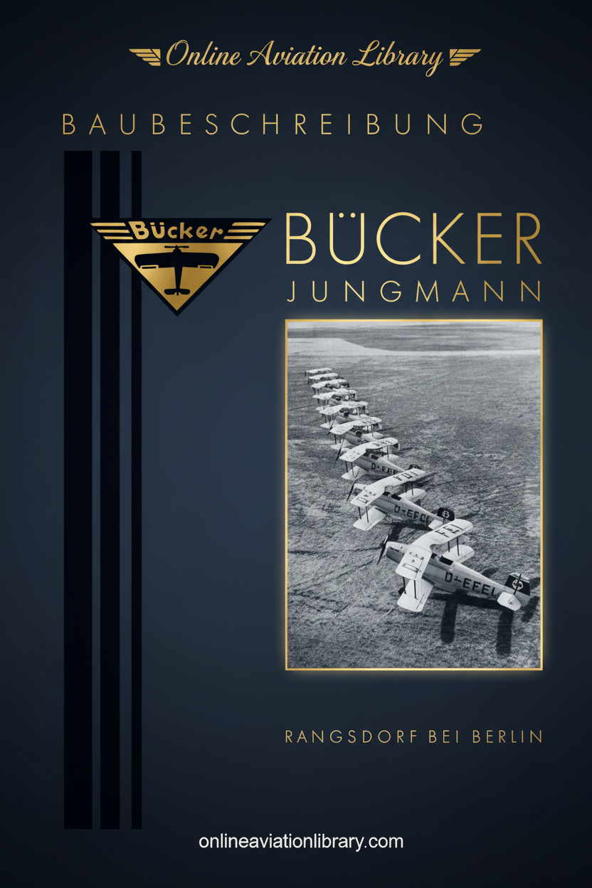 Bücker Jungmann Manual Cover Page