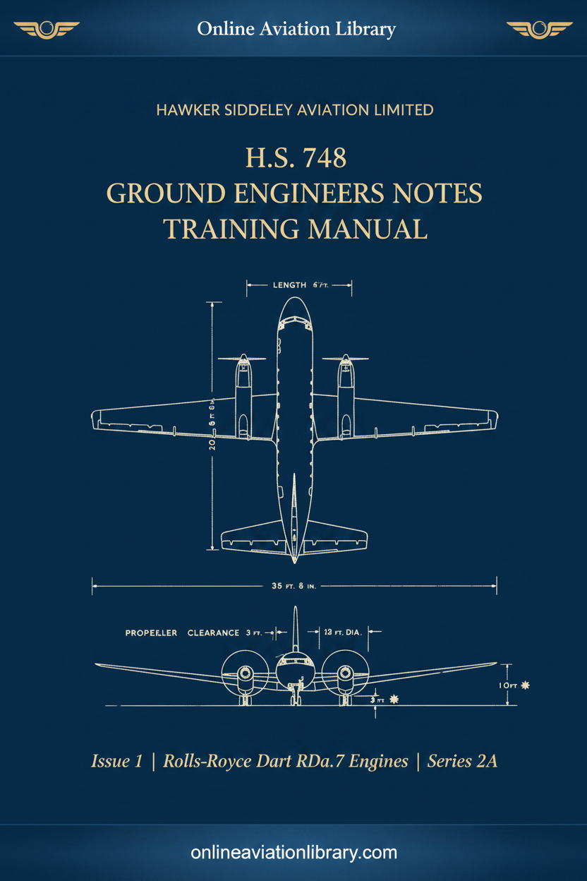 BAE HS.748 Training Manual Cover