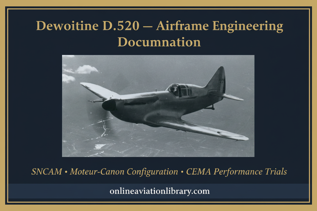 Banner 2 — D.520 Profile Flight, Engineering