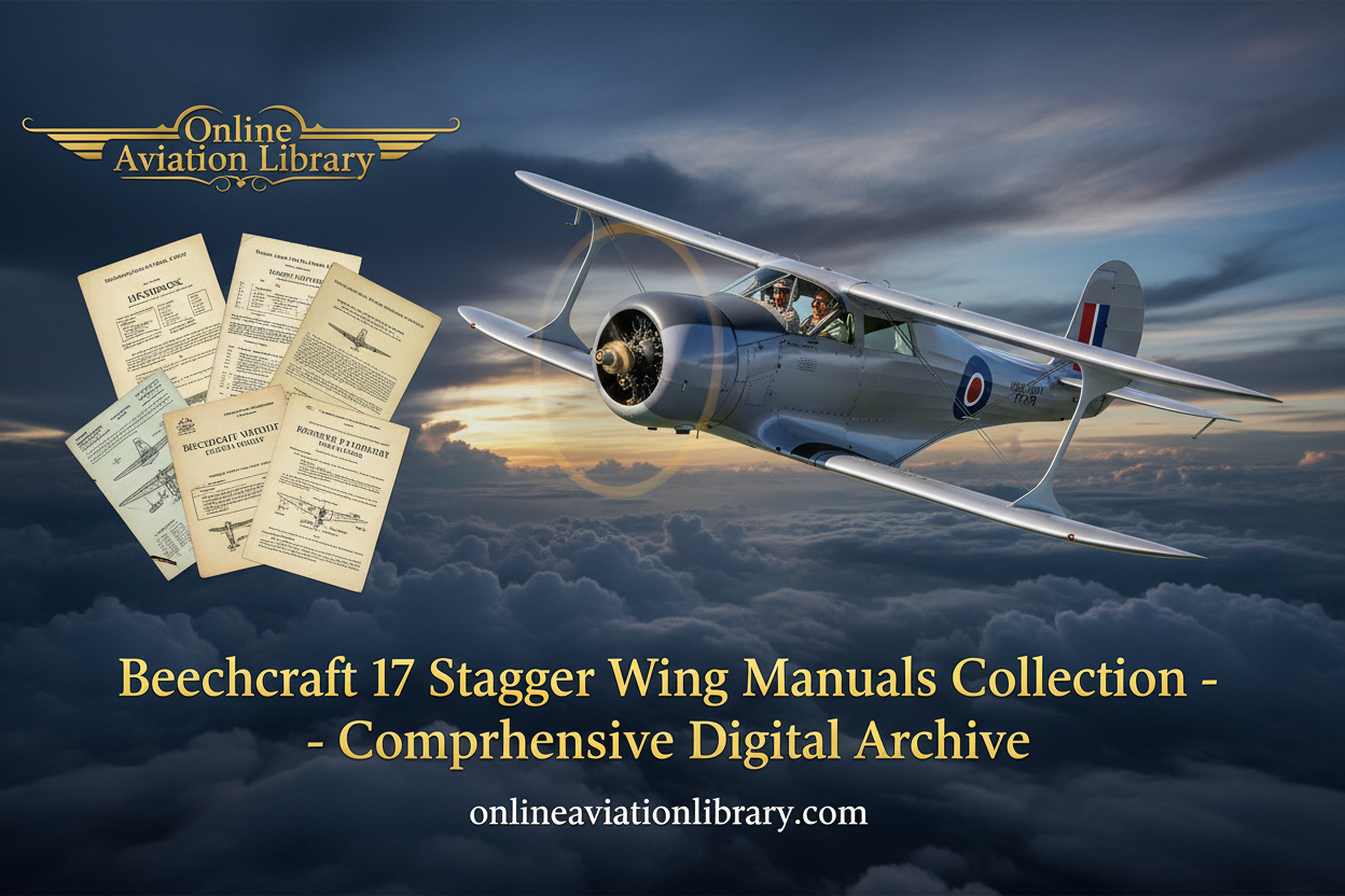 Beechcraft 17 Stagger Wing Promotional Banner