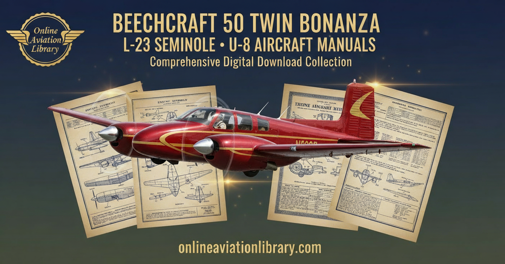 Beechcraft 50 Twin Bonanza Facebook Banner - Corrected