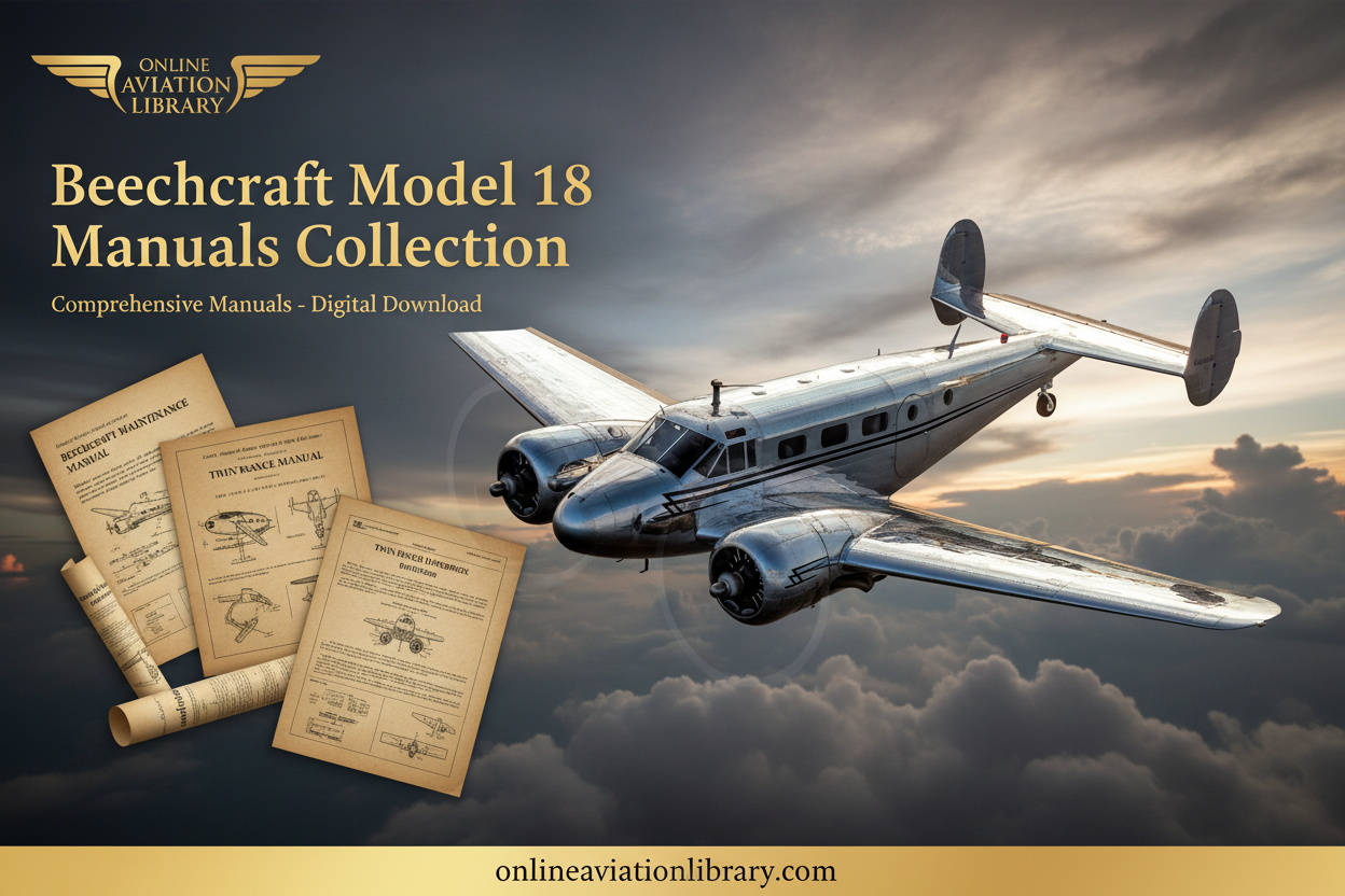 Beechcraft Model 18 Promotional Banner
