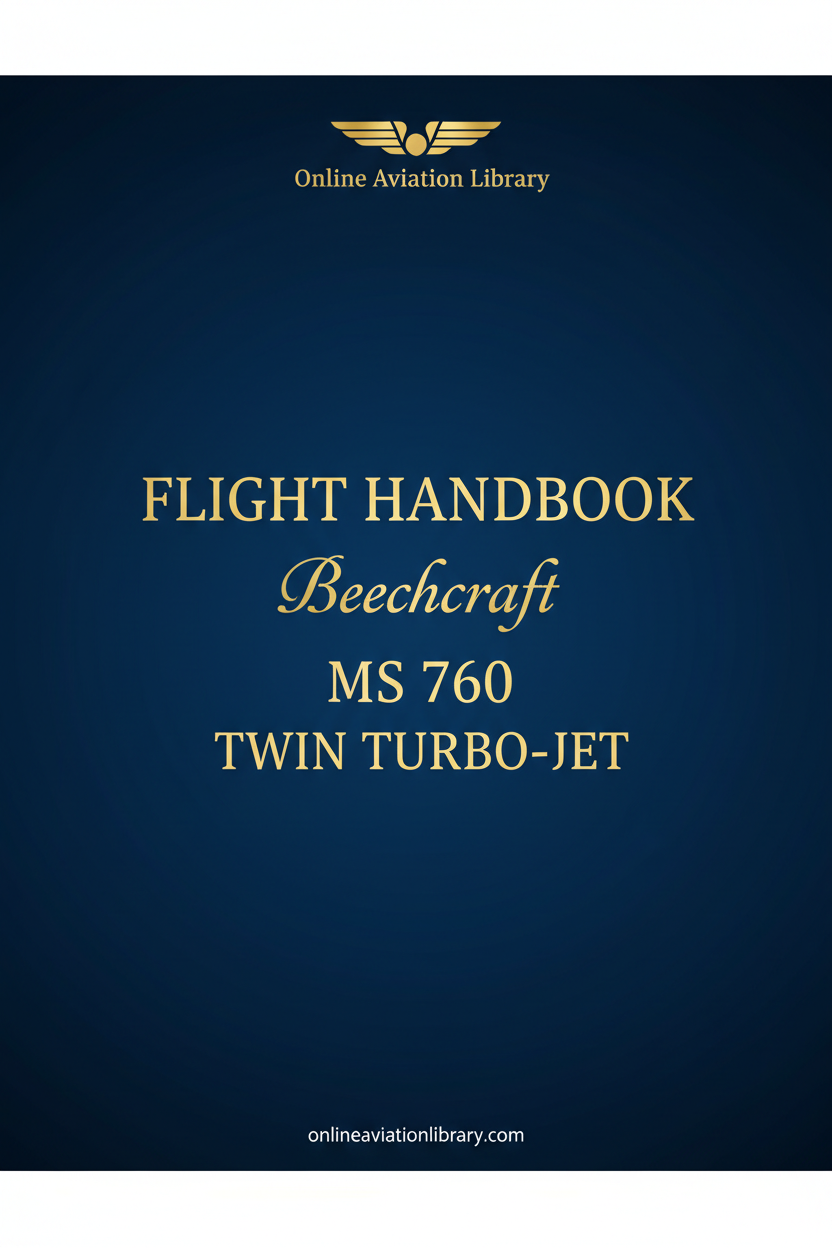 Beechcraft MS 760 Standard Cover Page