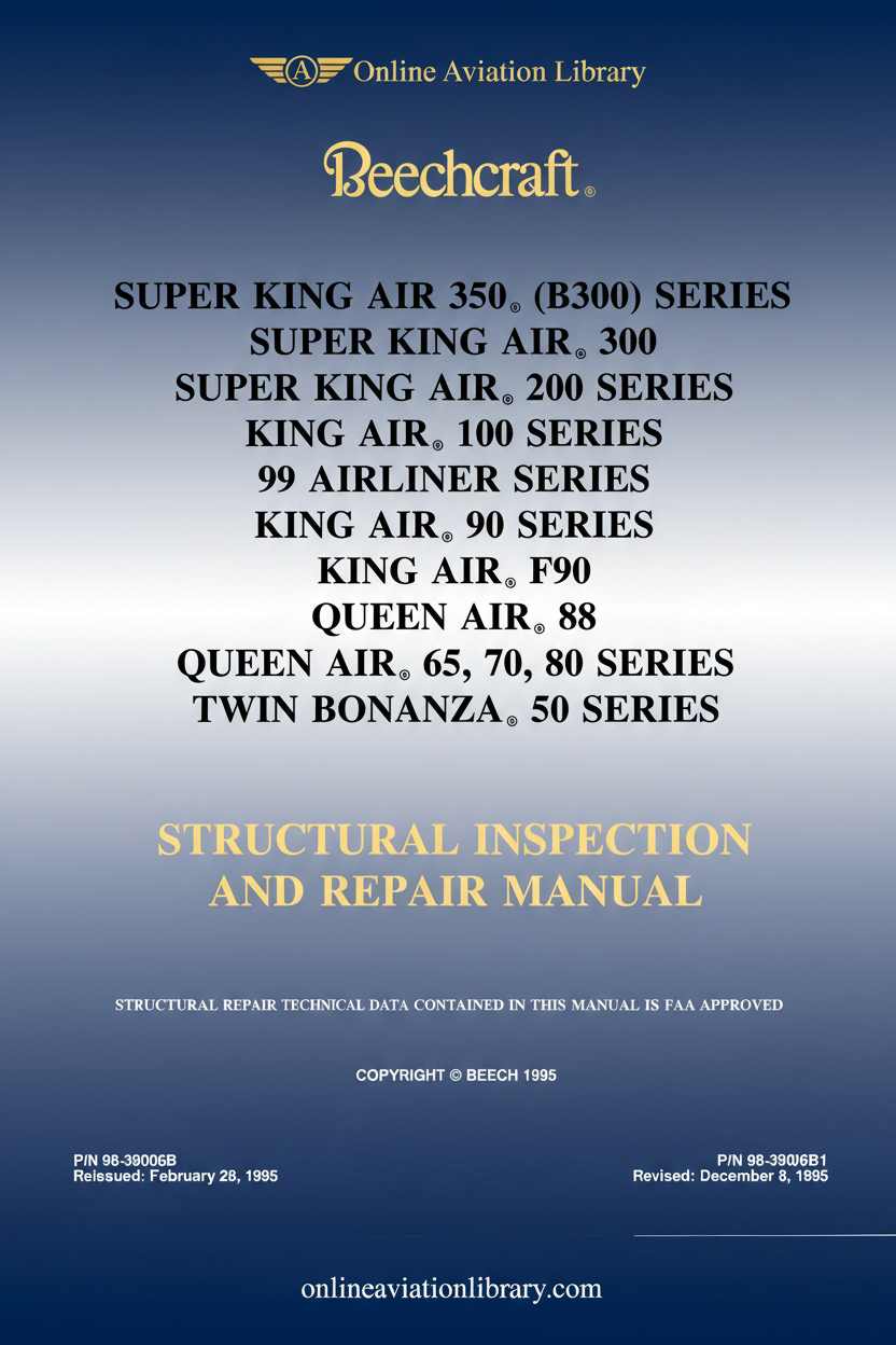 Beechcraft Multi-Series Structural Inspection and Repair Manual Cover