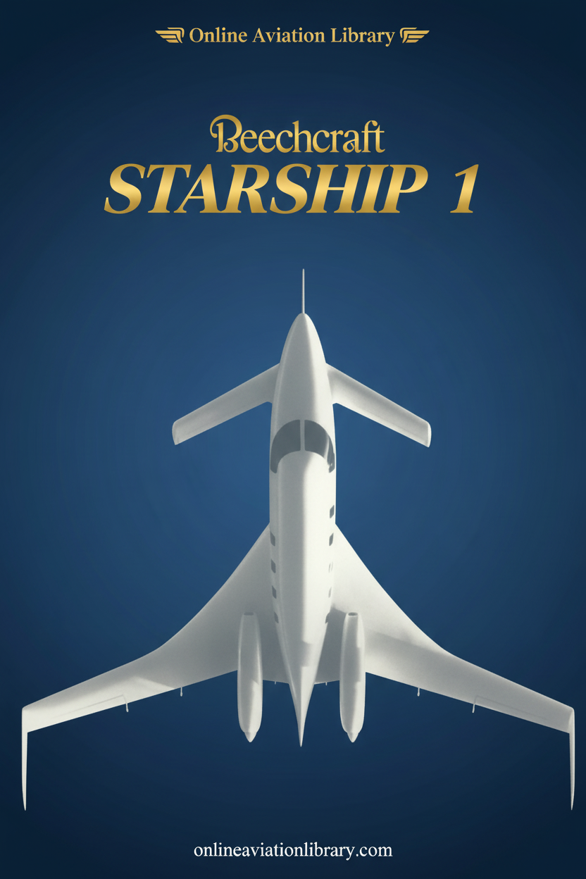 Beechcraft Starship 1 Brochure Cover