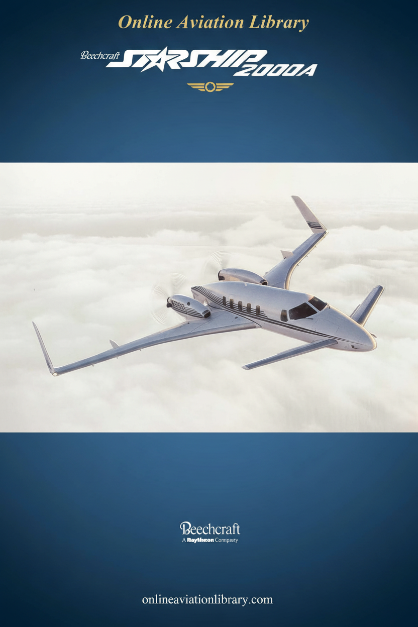 Beechcraft Starship 2000A Brochure Cover