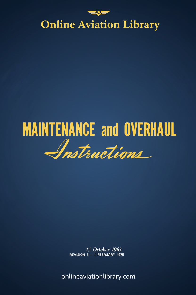Bell 47G-2A Maintenance and Overhaul Instructions Cover Page