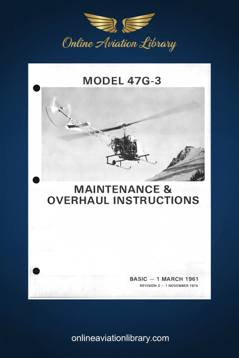 Bell Model 47G-3 Standard Cover Page 2