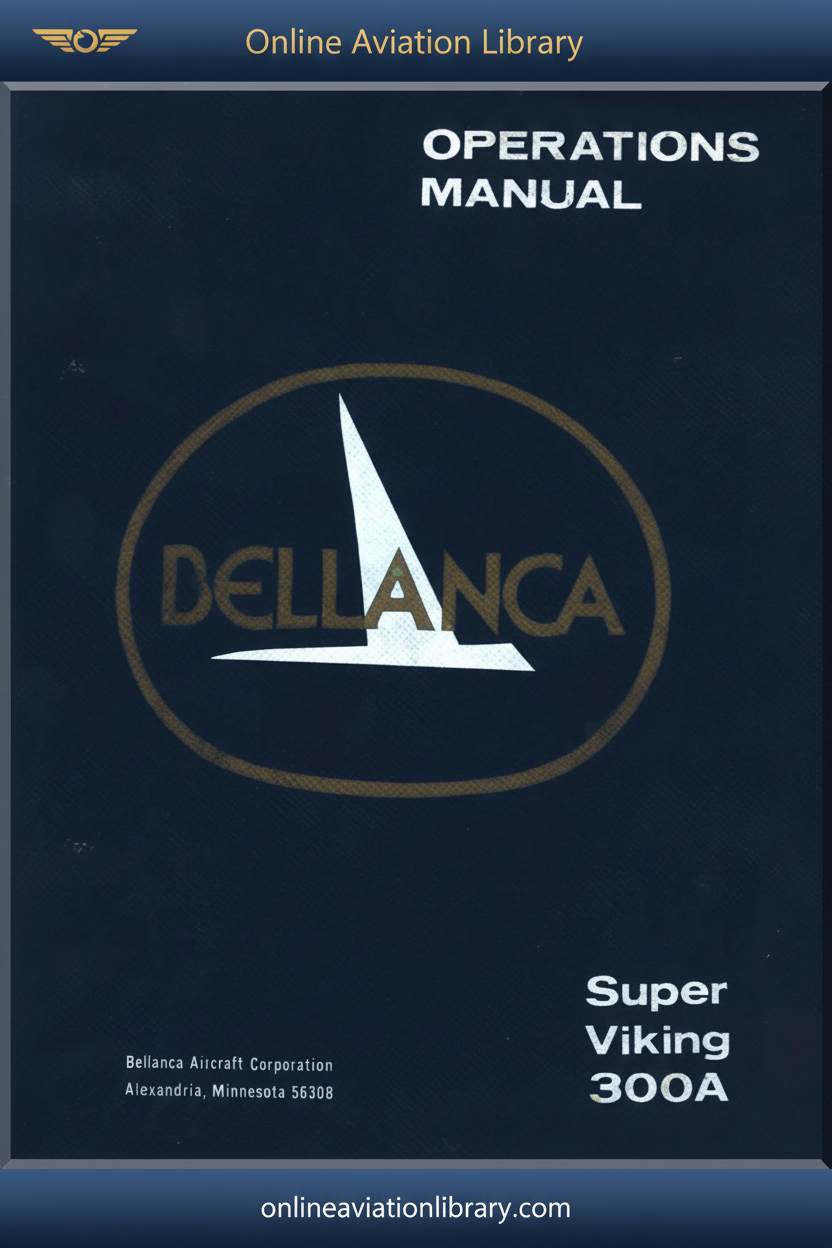 Bellanca Super Viking 300A Standard Cover Page