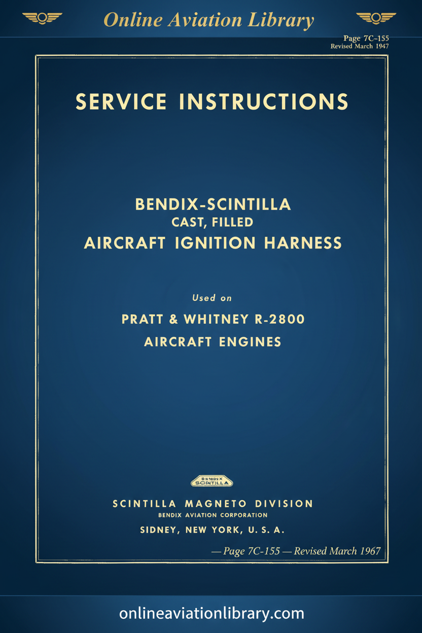 Bendix-Scintilla Ignition Harness