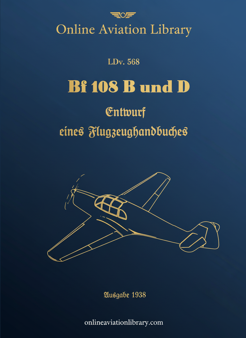 Bf 108 B und D Manual Cover Page
