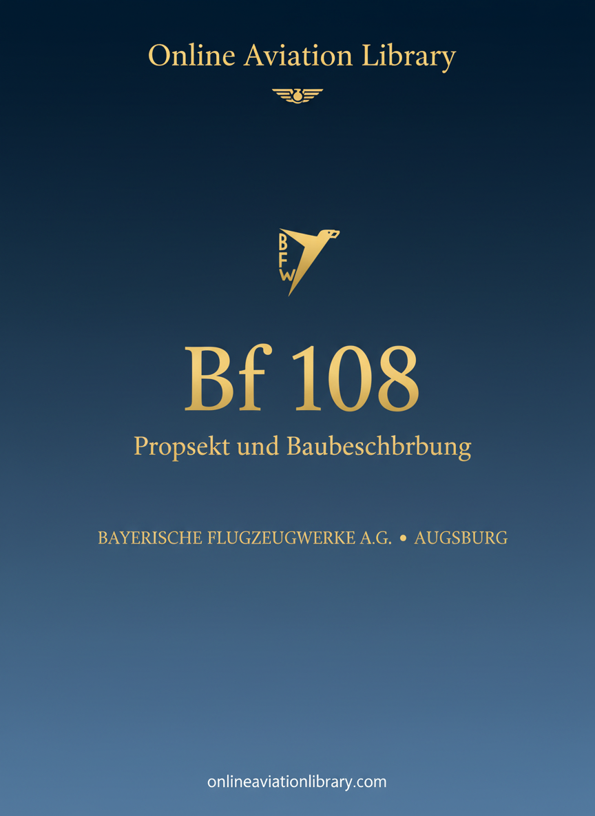 Bf 108 Manual Cover Page