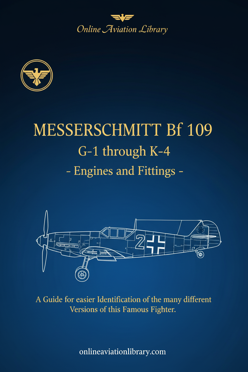 Bf 109 Identification Guide Cover